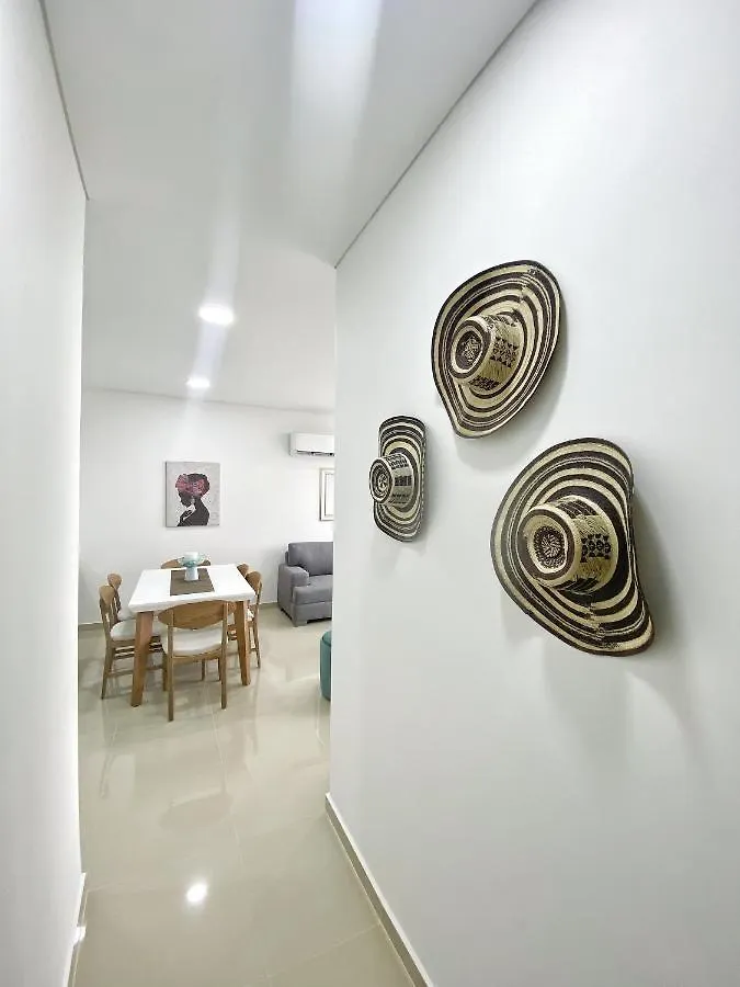 Apartamento Encantador Samaria Club De Playa, 3 Alcobas 6 Personas Playa Privada 산타마르타 아파트
