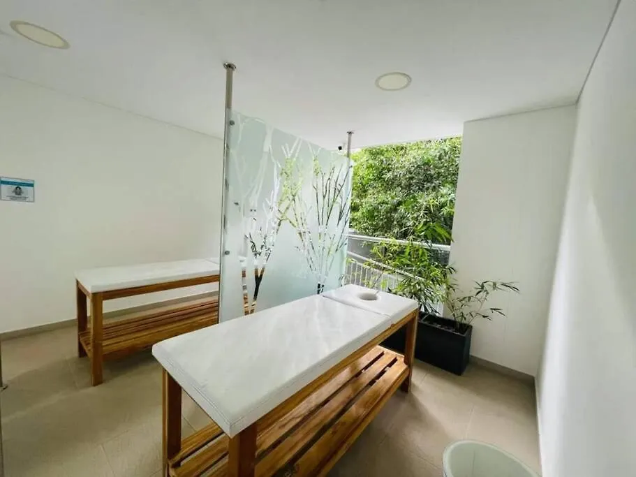 Apartamento Encantador Samaria Club de playa, 3 alcobas 6 personas Playa Privada Santa Marta  0*, Santa Marta (Magdalena)