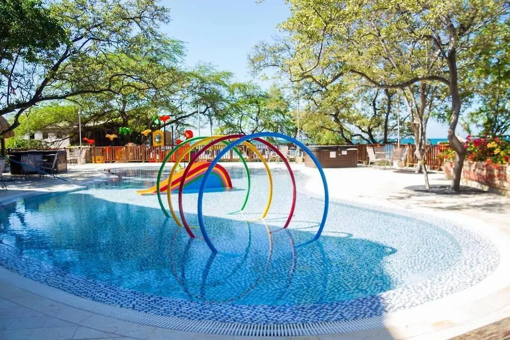 Apartamento Encantador Samaria Club de playa, 3 alcobas 6 personas Playa Privada Santa Marta  0*, Santa Marta (Magdalena)