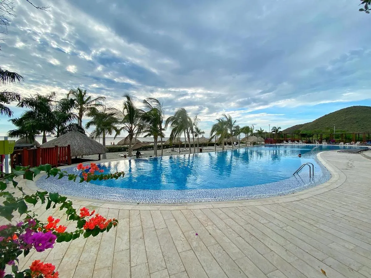 Apartamento Encantador Samaria Club de playa, 3 alcobas 6 personas Playa Privada Santa Marta  0*, Santa Marta (Magdalena) Colombia