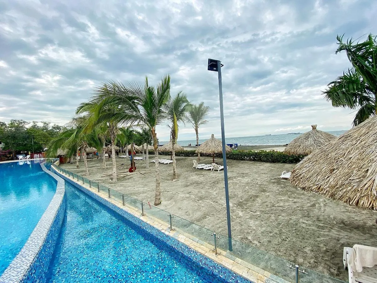 Apartamento Encantador Samaria Club de playa, 3 alcobas 6 personas Playa Privada Santa Marta