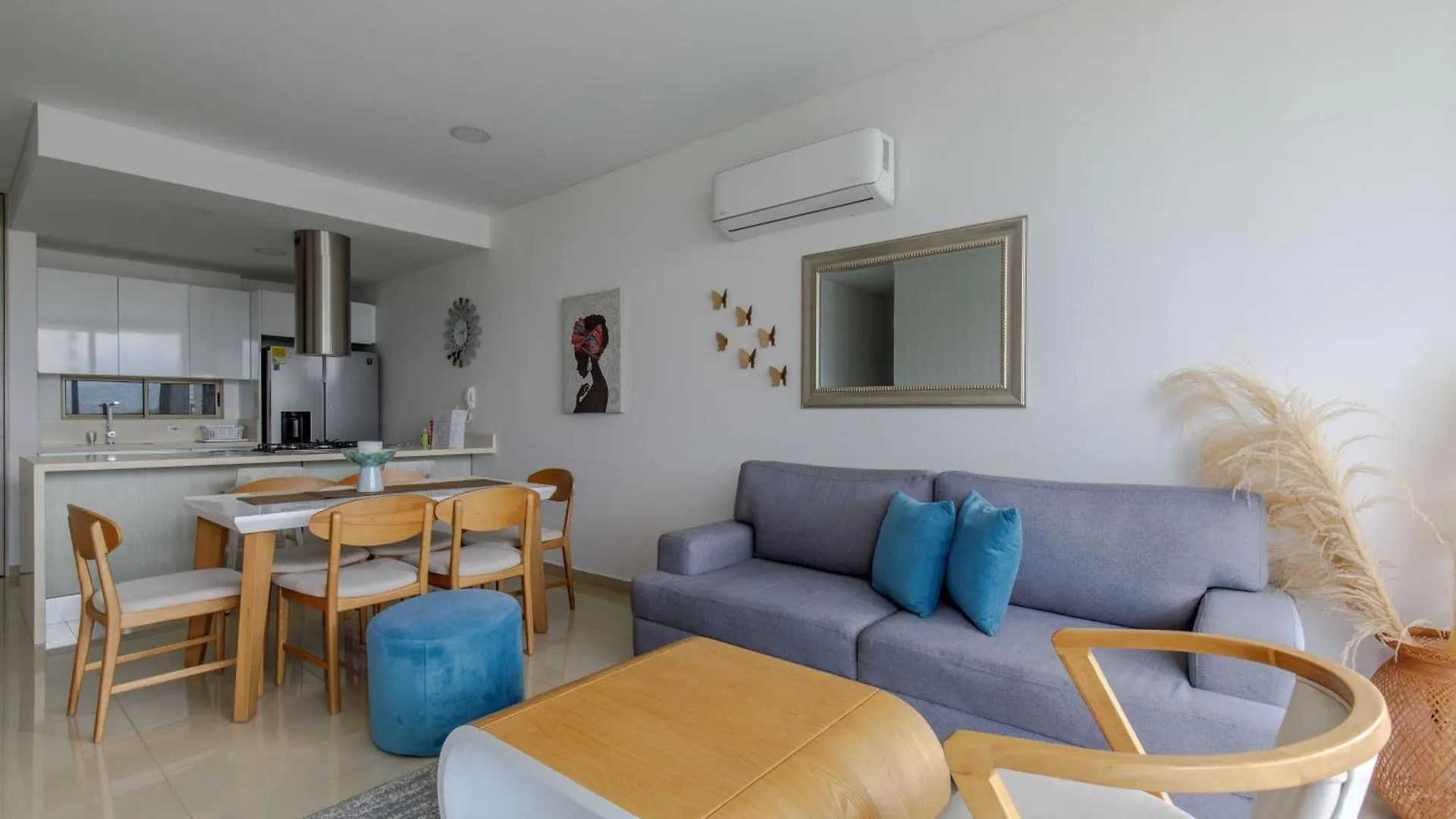 Apartamento Encantador Samaria Club de playa, 3 alcobas 6 personas Playa Privada Santa Marta